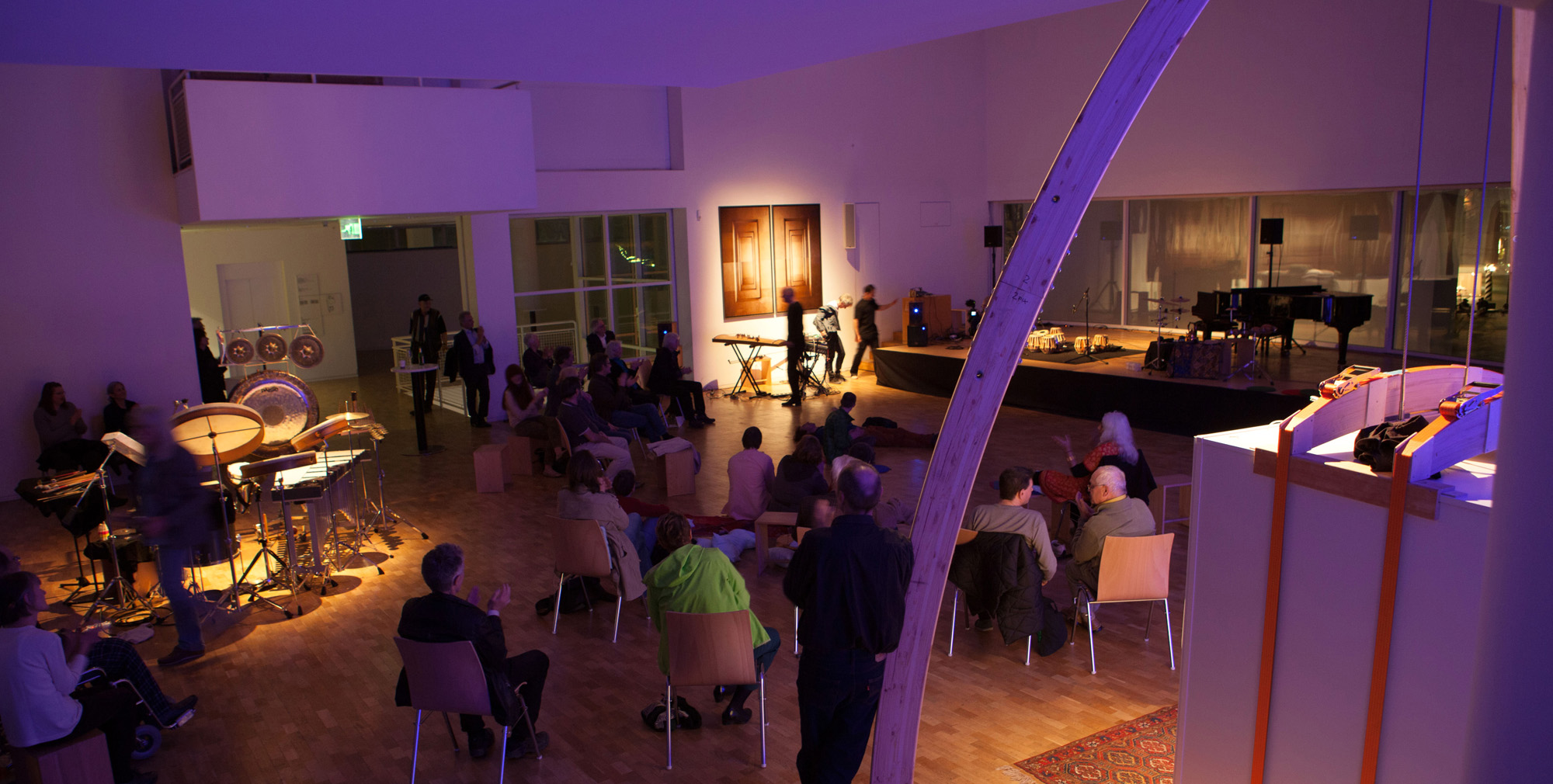 After Work Open Space im Stadthaussaal. Blick in den Saal