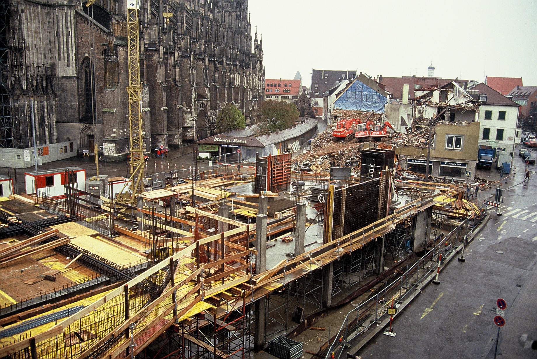 Die Stadthaus-Baustelle Die Stadthaus-Baustelle