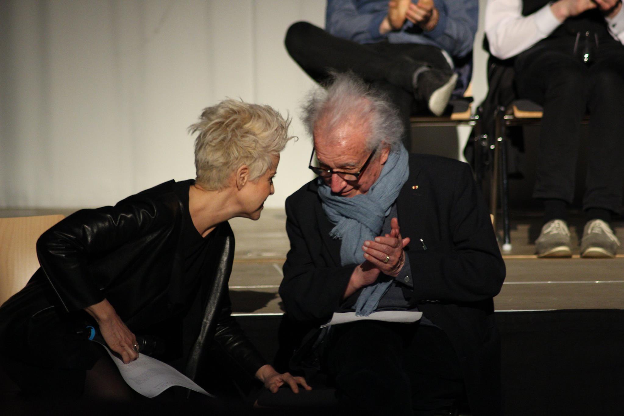 Komponist Dieter Schnebel und Anna Clementi im Gespräch