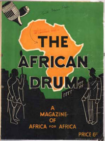The African Drum, Das erste DRUM Cover, März 1951, Courtesy BaileySeippel Gallery The African Drum, Das erste DRUM Cover, März 1951, Courtesy BaileySeippel Gallery