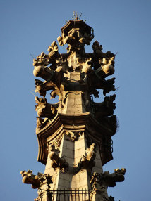 Die Spitze von Süd-West