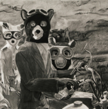 Juewen Zhang: O.T. (Fluchtszene aus "Fantastic Mr. Fox")