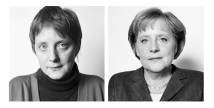 "Spuren der Macht" Angela Merkel 1991 und 2008